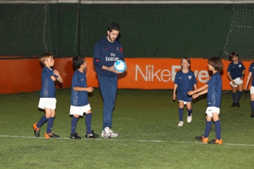 Ouverture de la PSG Urban Academy, école de foot pour enfants en 2012