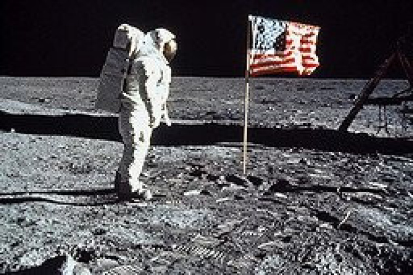 les américains sur la lune