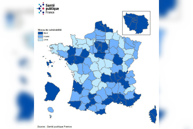 carte geo france departement French Covid map, September 7: 68 departments vulnerable 