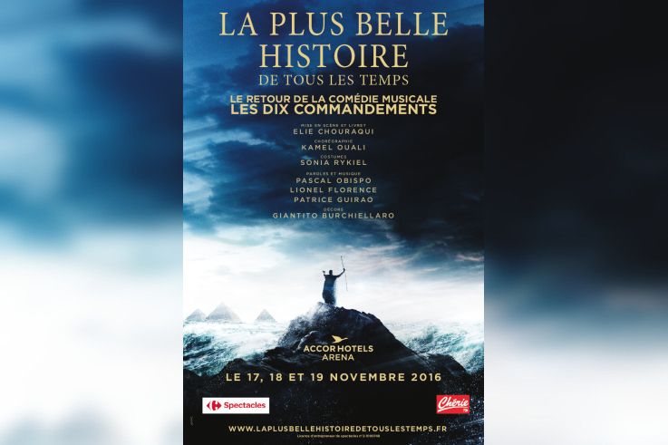 Les Dix Commandements La Comedie Musicale De Retour A Paris En Novembre 2016 Gagnez Vos Places Sortiraparis Com