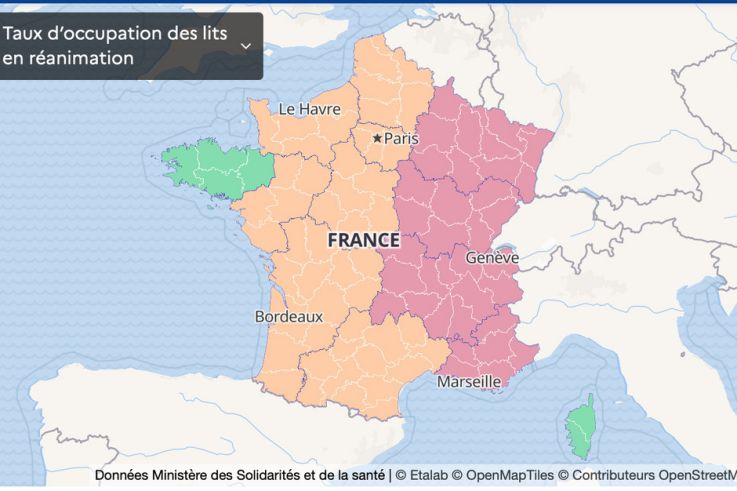 24+ Covid France Map Departments