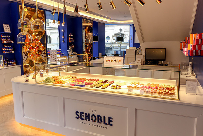 Senoble ouvre sa première pâtisserie-salon de thé à Paris