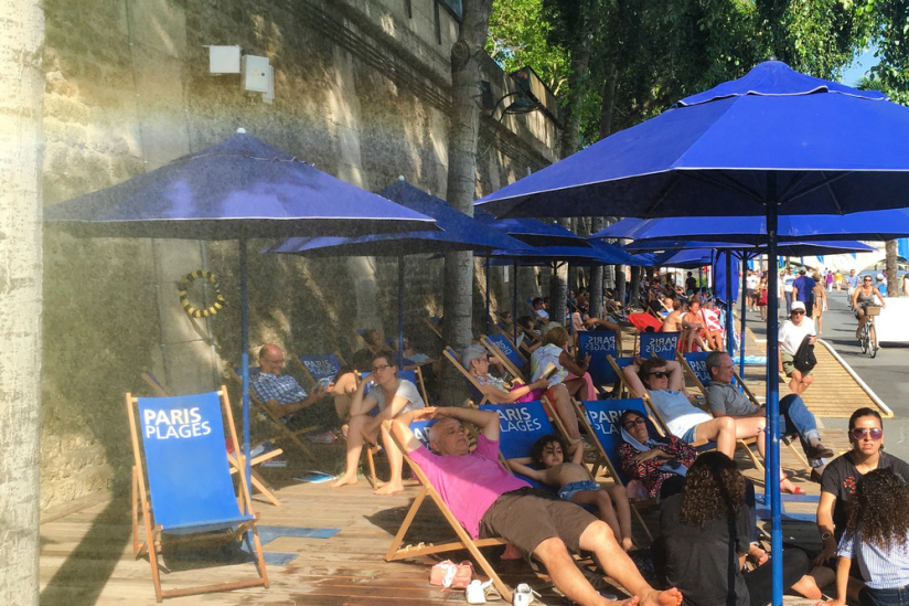 Paris Plages 2019 Artificial Sand Free Beaches Along The