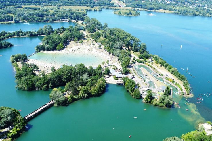 Base De Loisirs De Cergy Pontoise 95 Et Sa Plage