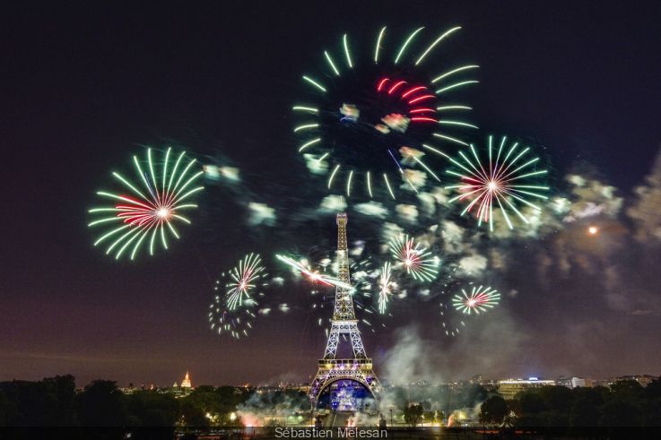 Paris Bastille Day Firework Show July 14 2019 Video On The