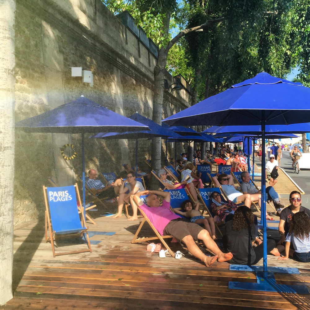 Paris Plages 2018 Artificial Sand Free Beaches Along The