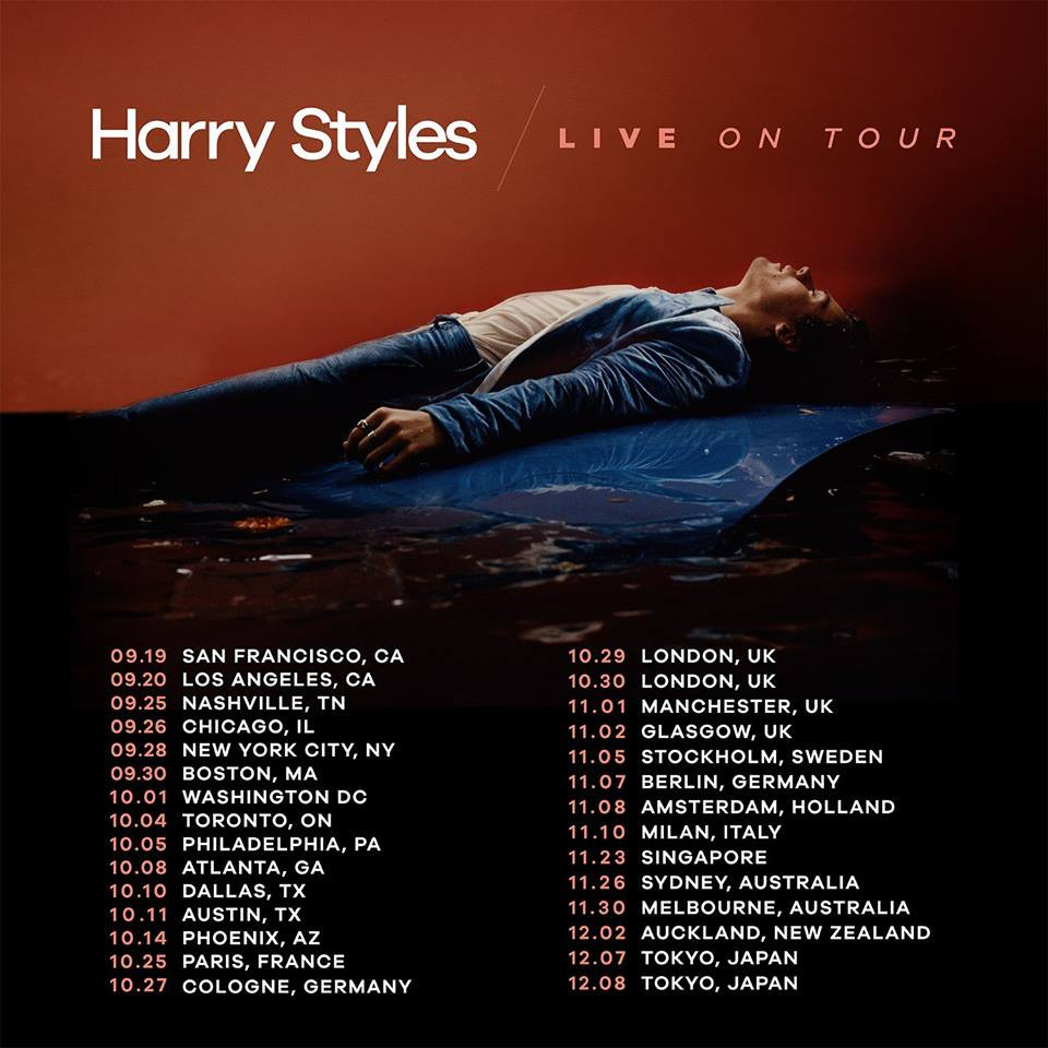 Harry Styles en concert à l’Olympia de Paris en octobre 2017