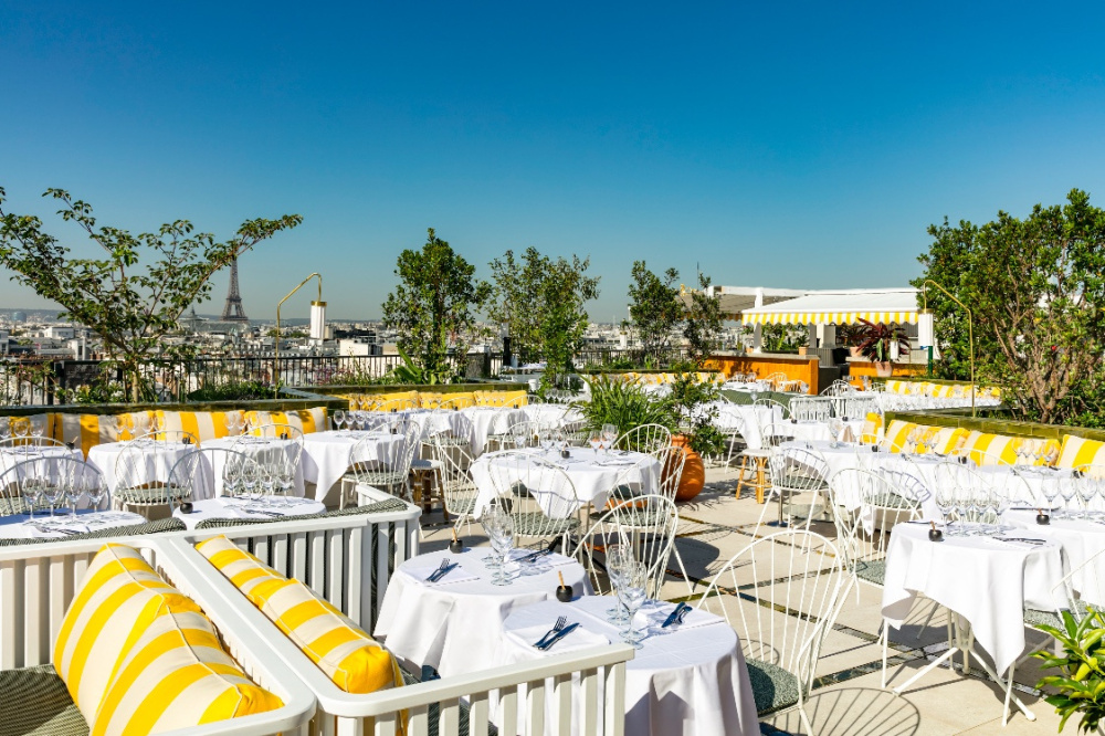 Perruche The Bar Restaurant On Printemps Haussmann Rooftop Sortiraparis Com