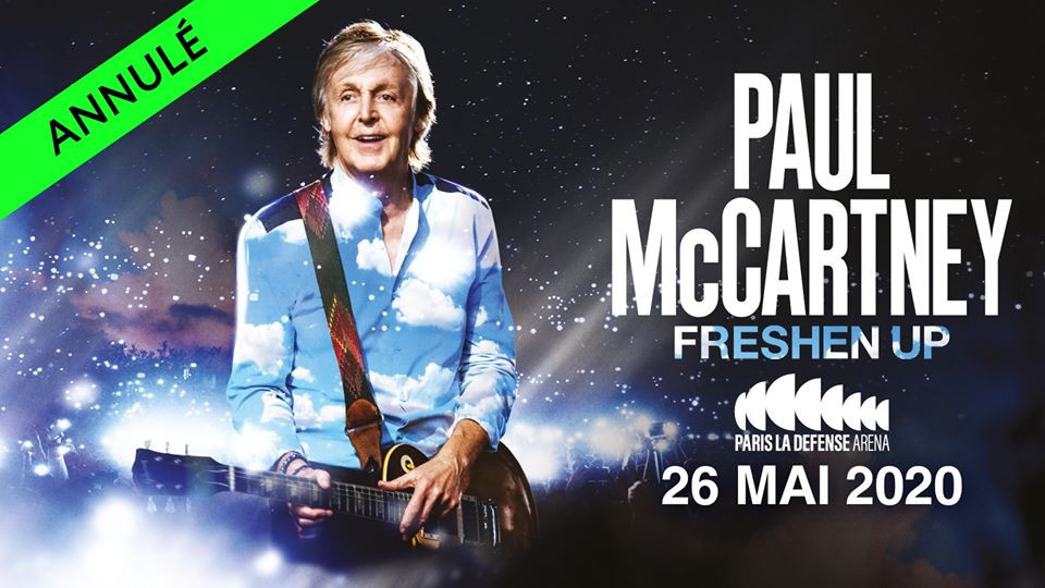 Paul Mccartney Live At Paris La Defense Arena In May 2020 Cancelled Sortiraparis Com