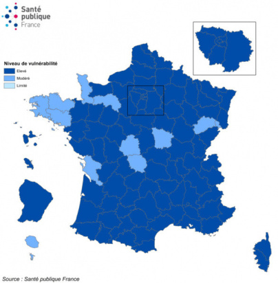 Map of France Covid on October 19, the country in a state of health emergency, 9 metropolitan areas under curfew