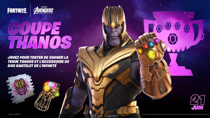 Fortnite Leskin De Thanos Desormais Disponible Worldakkam