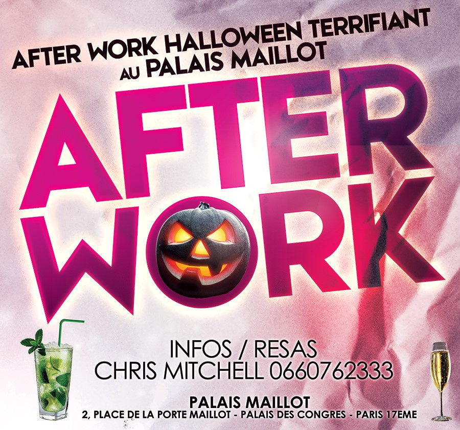 After Work Halloween 19 Au Palais Maillot Sortiraparis Com