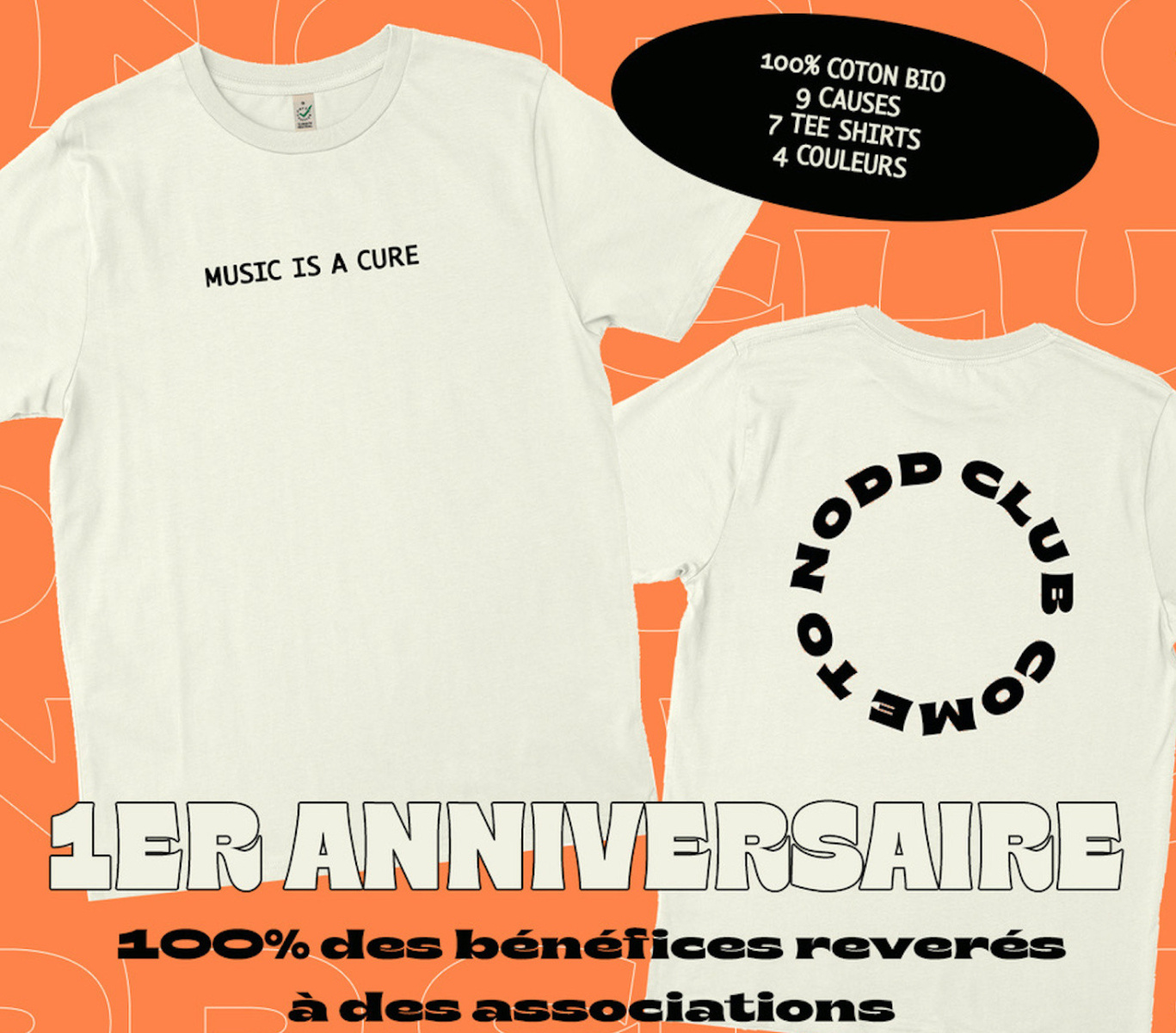 Club Where Soul Matters Le T Shirt Anniversaire Et Solidaire Du Nodd Club Sortiraparis Com