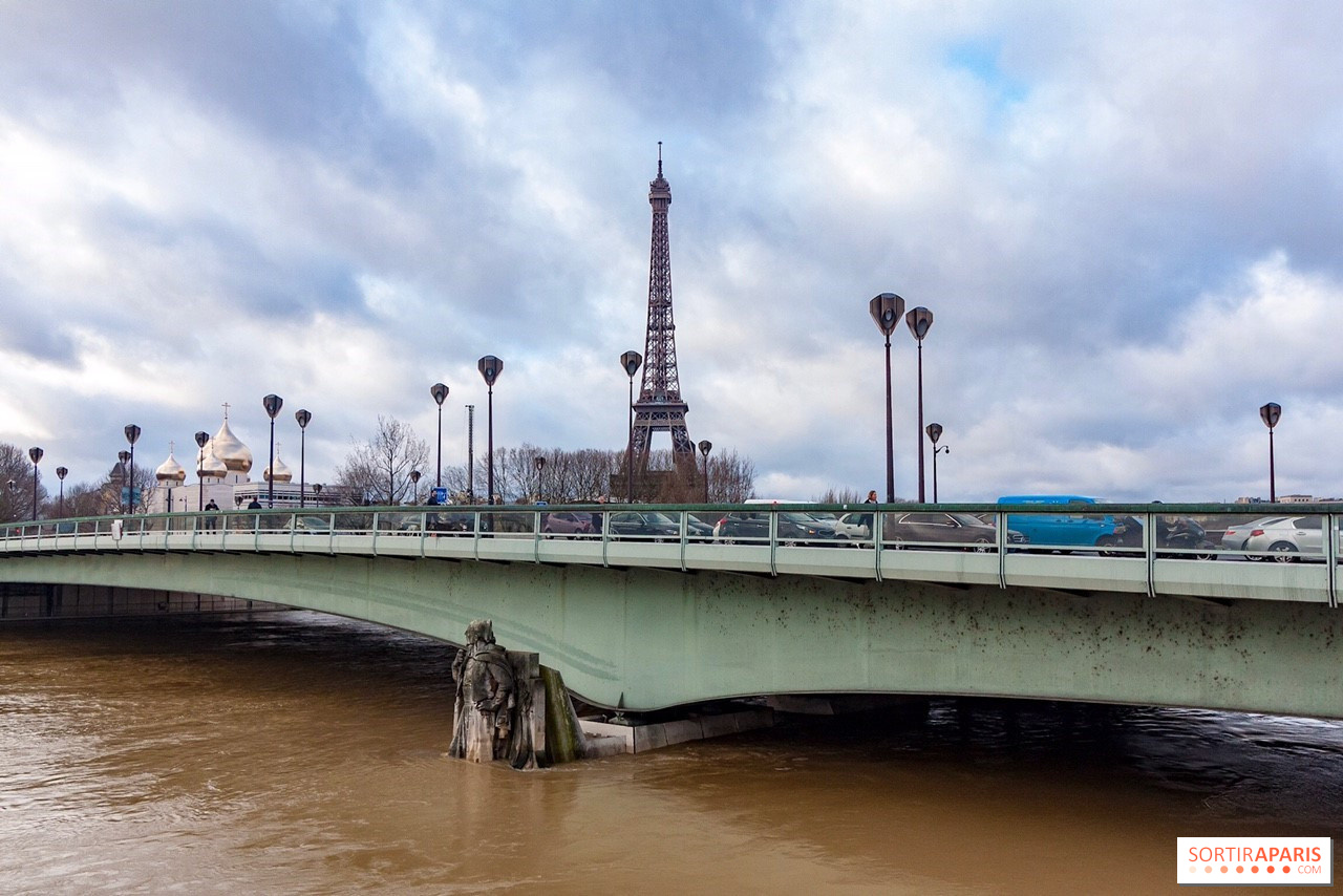 Crue Le Niveau De La Seine Depasse Les 5 2 Metres A Paris Photos Sortiraparis Com